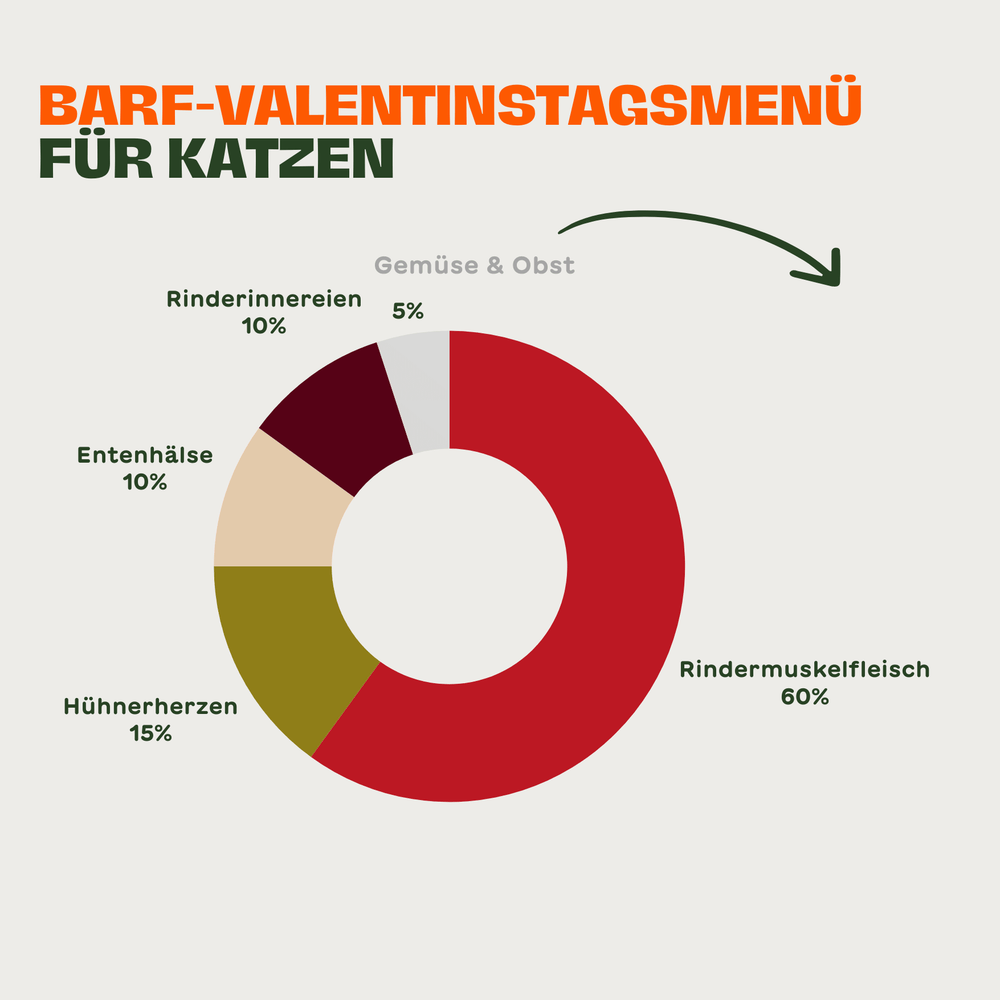 Valentinstagsmenü für Katzen