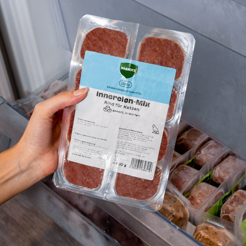 Würfel: Innereien-Mix Rind für Katzen