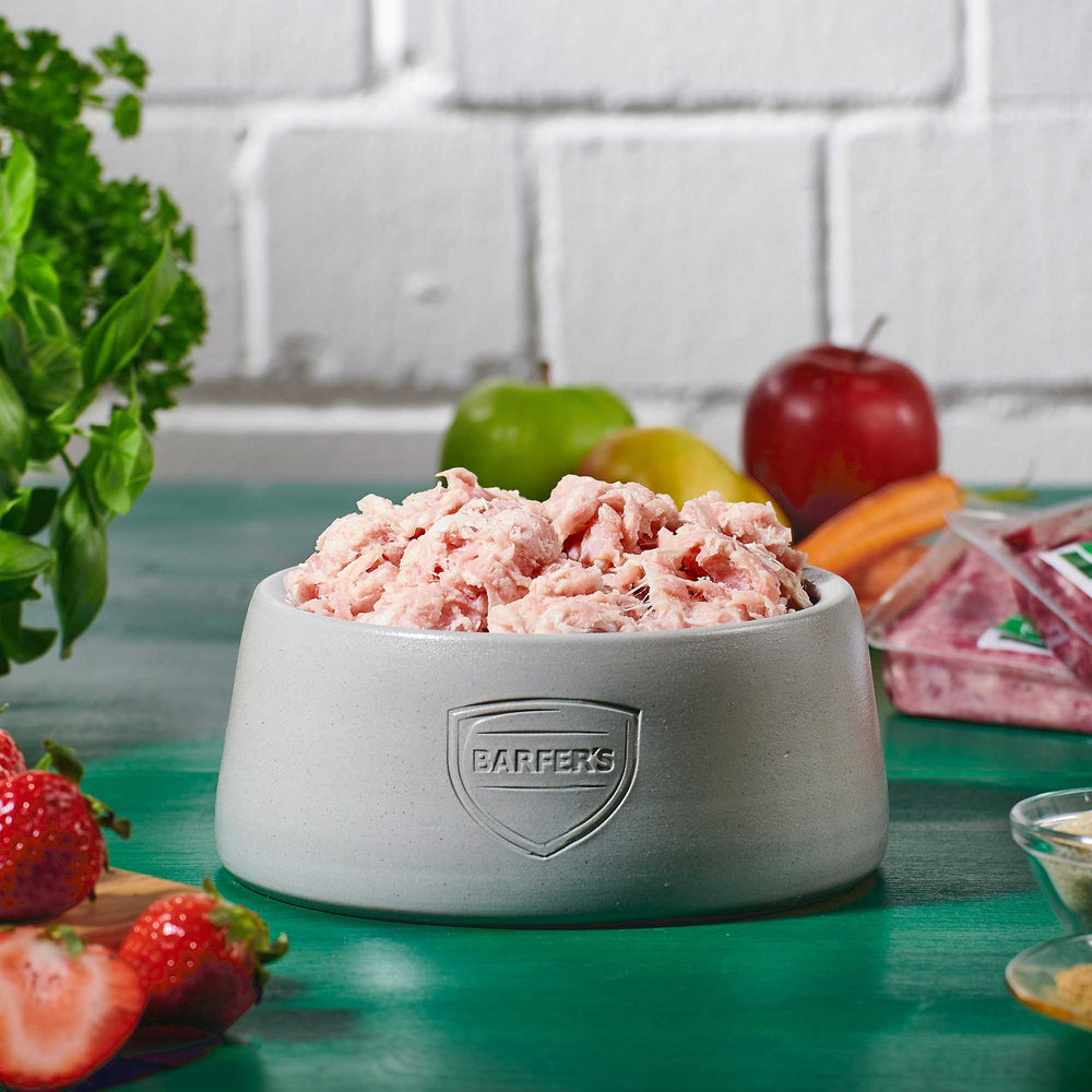 Kaninchen-Muskelfleisch gewolft