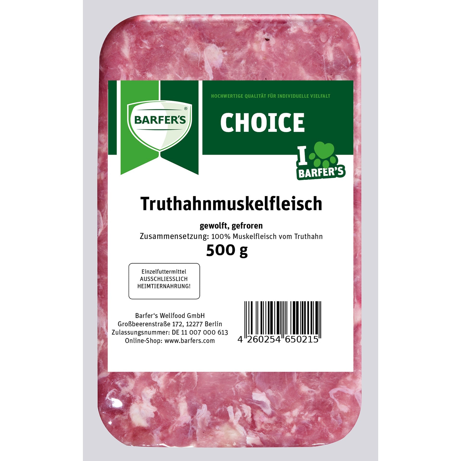 Truthahn-Muskelfleisch gewolft