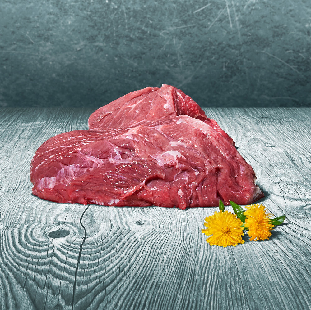 Rinder-Muskelfleisch gewolft